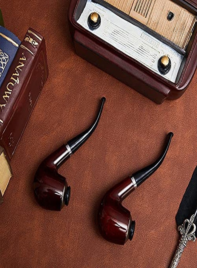 Threlaco 1 Pcs Detective Fake Pipe Costume Accessory Pipe Prop Toys for Halloween Stage Performance Dress Up - Image 4